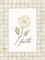Faith Flower Framed Print