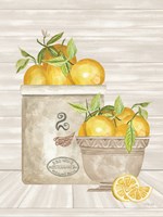 Lemon Crock and Bowl Fine Art Print