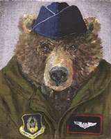 Pilot Bear 2 Fine Art Print