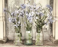 Blue Roadside Beauties Fine Art Print