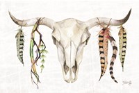 Tribal Skull II Fine Art Print