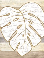 Coastal Leaf I Framed Print