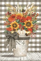 No. 4 Autumn Floral Arrangement Fine Art Print