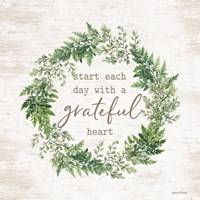 Grateful Heart Wreath Fine Art Print