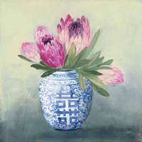 Protea Chinoiserie I Fine Art Print