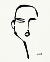 Brush Portrait II Framed Print