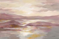 Pink and Gold Landscape Fine Art Print