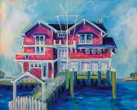 Watch Hill Yacht Club Fine Art Print