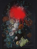 Sprayed Arrangement I Framed Print