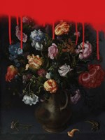 Sprayed Arrangement II Framed Print