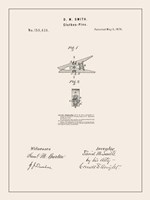 Laundry Patent II Framed Print