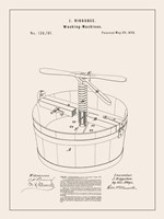 Laundry Patent III Framed Print