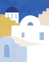 Simple Santorini II Framed Print