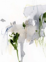 Green and Grey II Framed Print