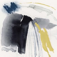 Lemon and Indigo I Framed Print