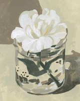 Neutral Bloom II Framed Print