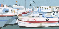 Bright Boats I Fine Art Print
