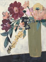 Jeweled Arrangement I Framed Print