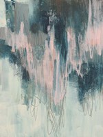 Blush Cascade I Framed Print