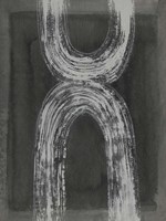 Grey Linear Path IV Framed Print