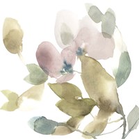 Sweet Petals and Leaves I Fine Art Print