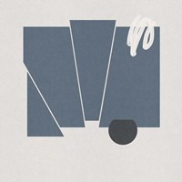 Blue Felt IV Fine Art Print