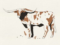 Terre Cotta Steer II Fine Art Print