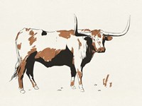 Terre Cotta Steer III Fine Art Print