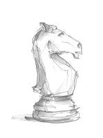 Chess Piece Study I Fine Art Print