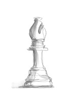 Chess Piece Study IV Fine Art Print