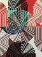 Graphic Colorful Shapes II Fine Art Print