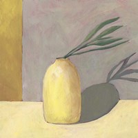 Yellow Vase I Framed Print