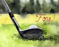 Tee Off Time IV Fine Art Print