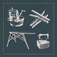 Laundry Tips IV Framed Print