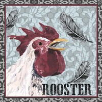 White Rooster I Fine Art Print
