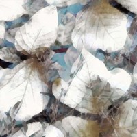 Neutral Summer Leaves III Fine Art Print