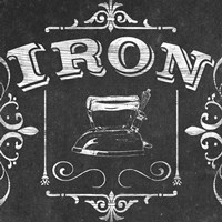 Vintage Laundry Signs V Framed Print