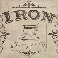 Vintage Laundry Signs VI Framed Print