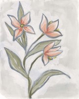 Petal Impasto I Framed Print