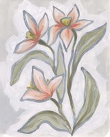 Petal Impasto II Framed Print