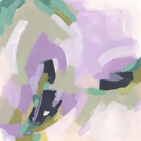 Lavender Swirl IV Framed Print