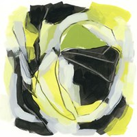 Citron Jungle III Framed Print