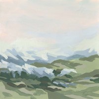 Snowcapped Vista I Framed Print