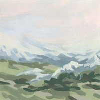 Snowcapped Vista II Framed Print