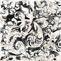 Parchment Brocade V Fine Art Print