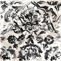 Parchment Brocade VII Fine Art Print