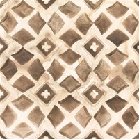 Umber Tile III Framed Print