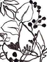 Tropical Outlines I Fine Art Print