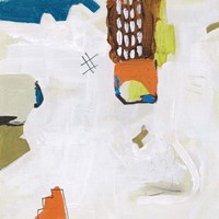 Neon City Lights II Framed Print