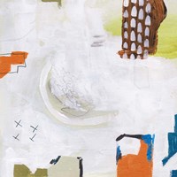 Neon City Lights IV Framed Print